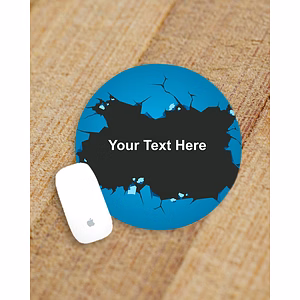 Corporate Look Designer Pattern Round Mouse Pad