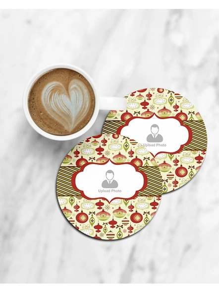 Designer Lights Printed Personalized Round Coaster-CCOSTER0029