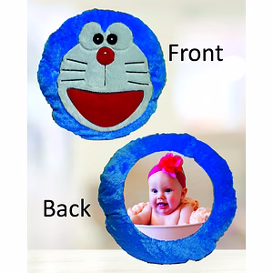 Personalized Doraemon Cushion with Photo Print