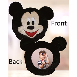 Personalized Micky Mouse Cushion with Photo Print