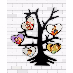 5 Photos Tree Wall Frame