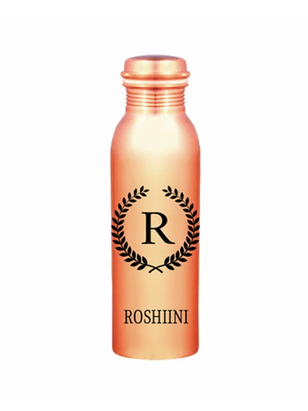 Personalized Copper Bottle-1 LitreInches-1