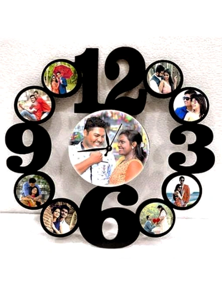 Clock Collage for Rakshabandhan 9 Photos-RKSHFRM023-14-14