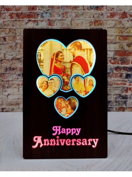 LED Wooden Frame 4 Photos for Valentine's Day-Valfrm024-6-8