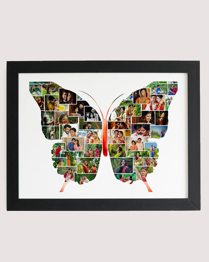 Artistic 42 Photos Special Butterfly Collage Frame-Artisticfrm010-8-12