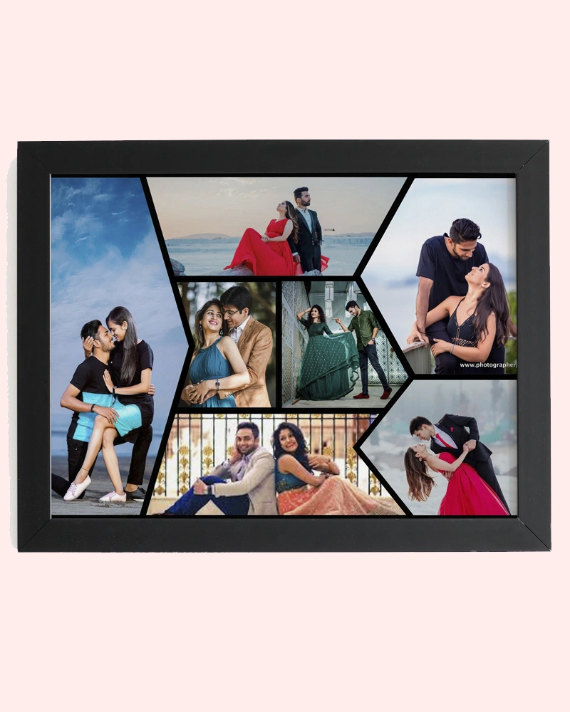 7 Photos Creative Collage Photo Frame-Artisticfrm023-8-12