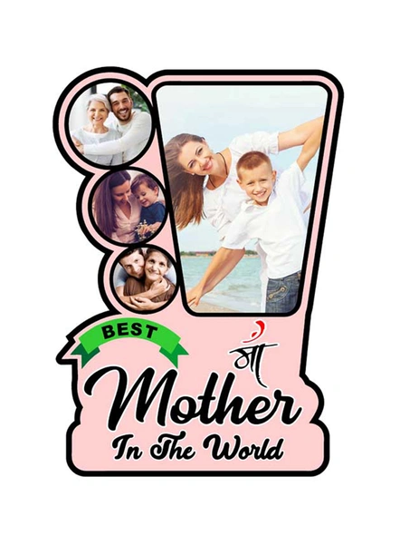 Best Mother 4 Photos Wooden Photo Frame-ptofrm085-8-8