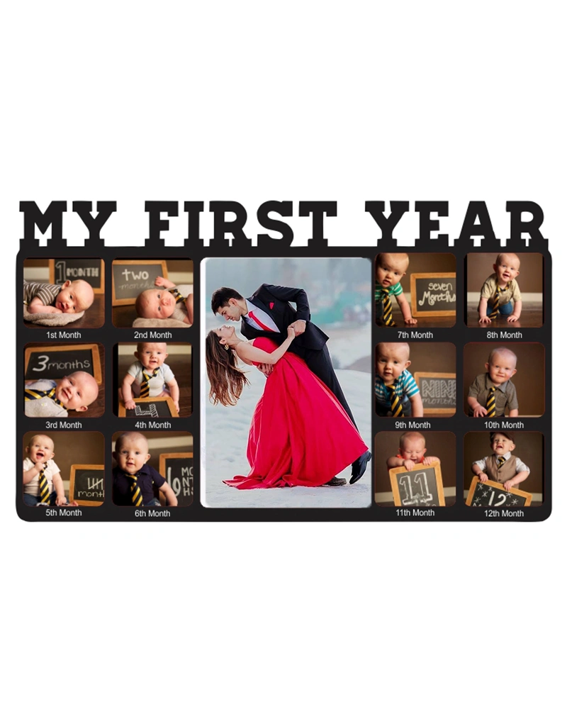 My First Year Baby Photo Collage 13 Photos Frame-ptofrm097-10-14