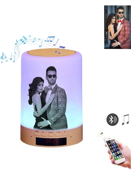 Personalized LED Touch Lamp/ Bluetooth Speaker-1