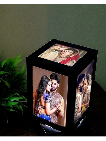 Personalized Rotating Lamp 5 Photos-Rotlmp001-4-5