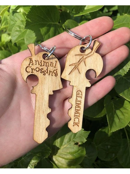Engraved Wooden Keys-WoodKC-009