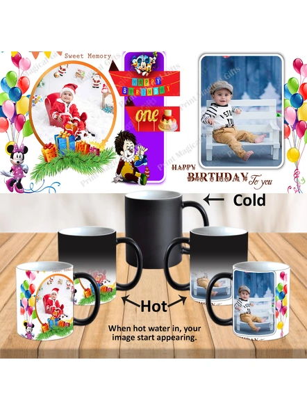 Happy Birthday Magical Custom Colour Changing Mug Design 034-Birthdaymug034
