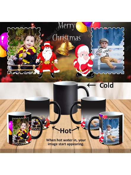 Merry Christmas Magical Custom Colour Changing Mug Design 007-Merrych007