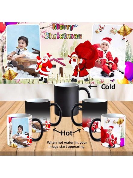 Merry Christmas Magical Custom Colour Changing Mug Design 009-Merrych009