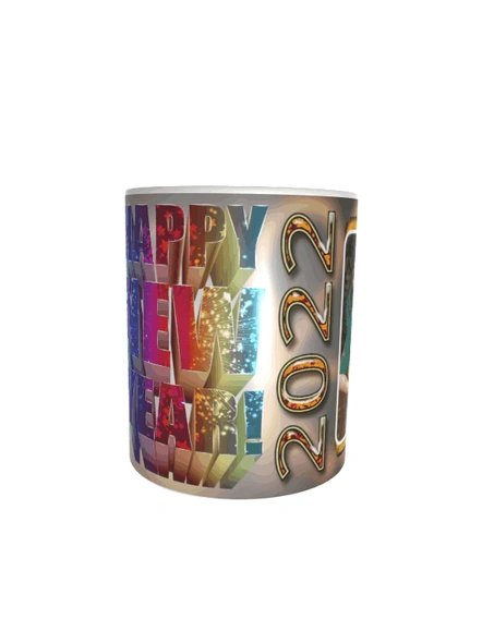 Happy New Year Special White Mug Design 001-1