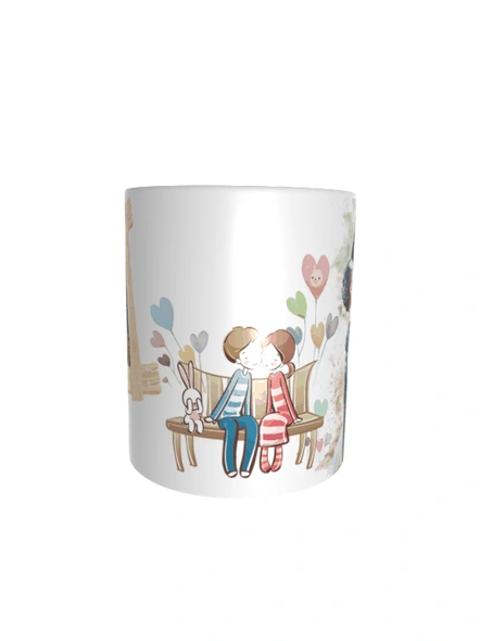 Personalized Valentines White Mug Design 039-1