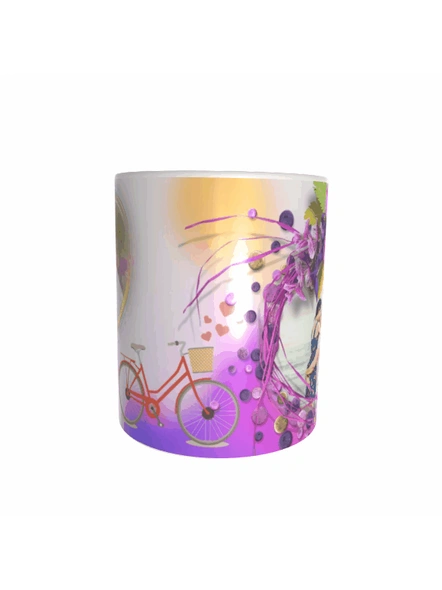Personalized Romentic Theme Magical Custom Special White Mug Design 001-1