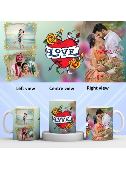 Personalized Valentines White Mug Design 031-Lovemug010A