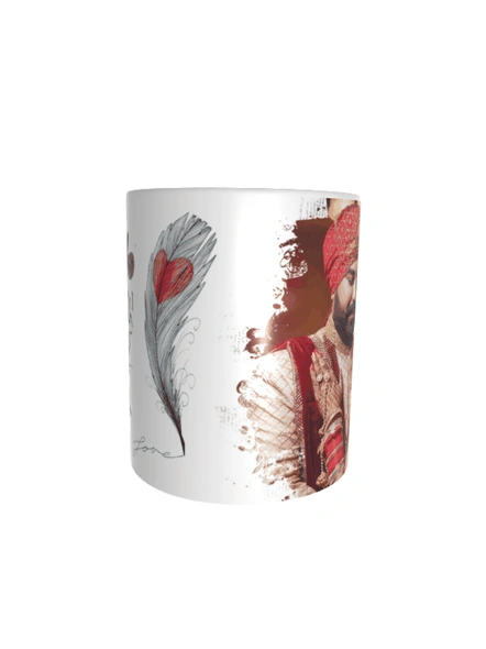 Personalized Valentines White Mug Design 020-1