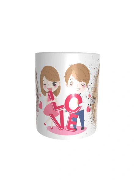 Personalized Valentines White Mug Design 018-1