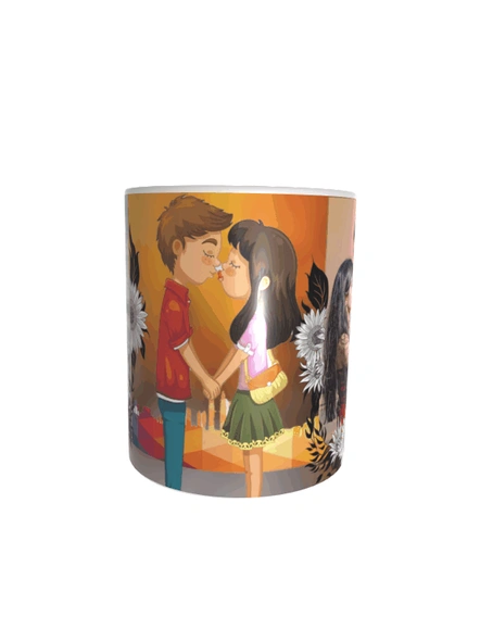 Personalized Valentines White Mug Design 016-1