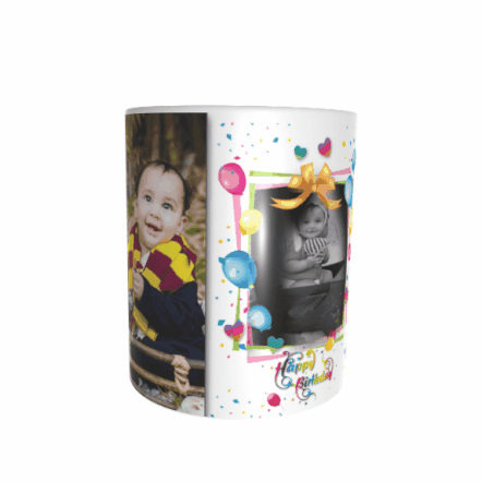 Happy Birthday Special White Mug Design 044-2