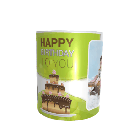 Happy Birthday Special White Mug Design 049-2