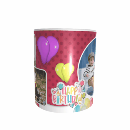 Happy Birthday Special White Mug Design 053-2