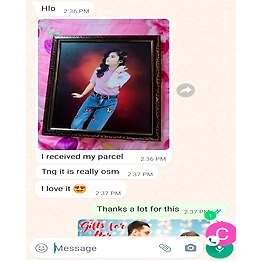 Oil Paint Photo Frame