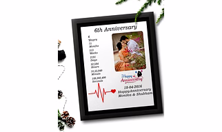 Happy Anniversary Frame