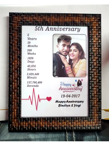 Happy Anniversary Frame-6*8 Inches-1