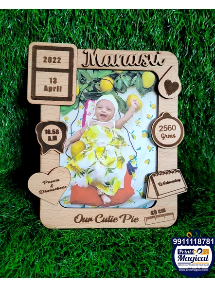 Personalized Baby profile Frame-5*7-2