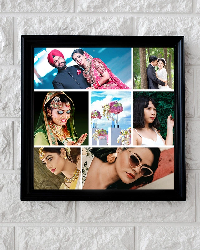 Creative Square Frame with 7 Photos-Pmagical12-10_10