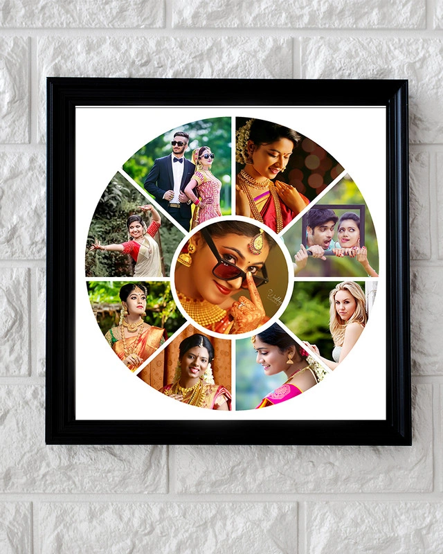 Creative Square Frame with 9 Photos-Pmagical14-10_10