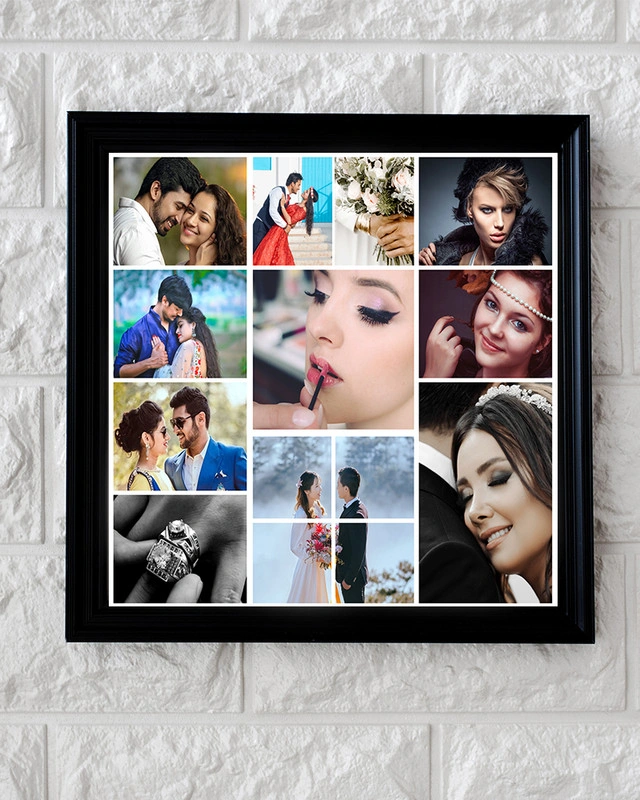 Creative Square Frame with Hearts with 11 Photos-Pmagical16-10_10