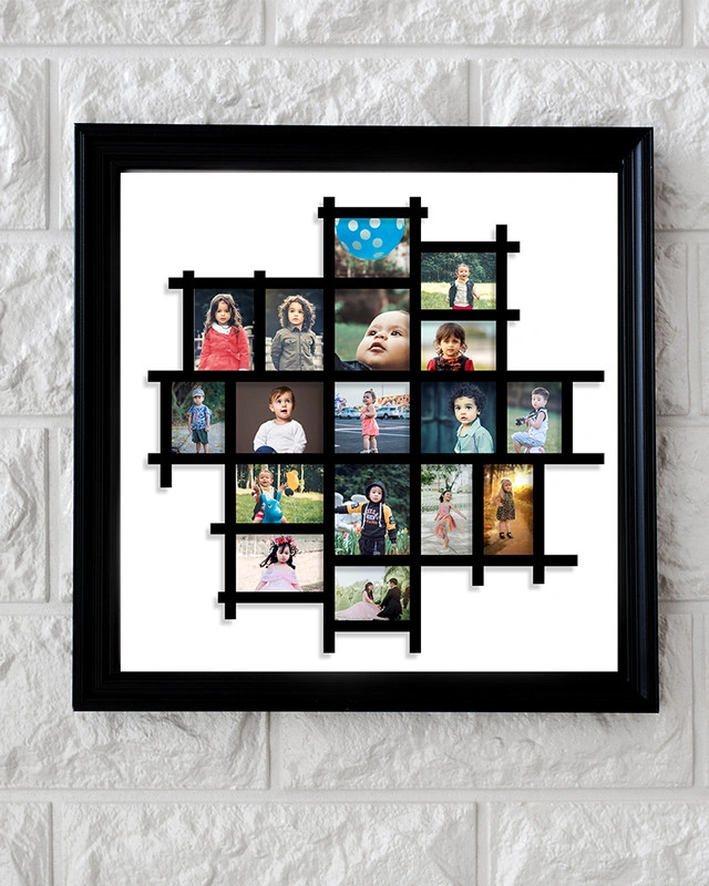 Creative Frame with Hearts with 17 Photos-Pmagical19-12_12