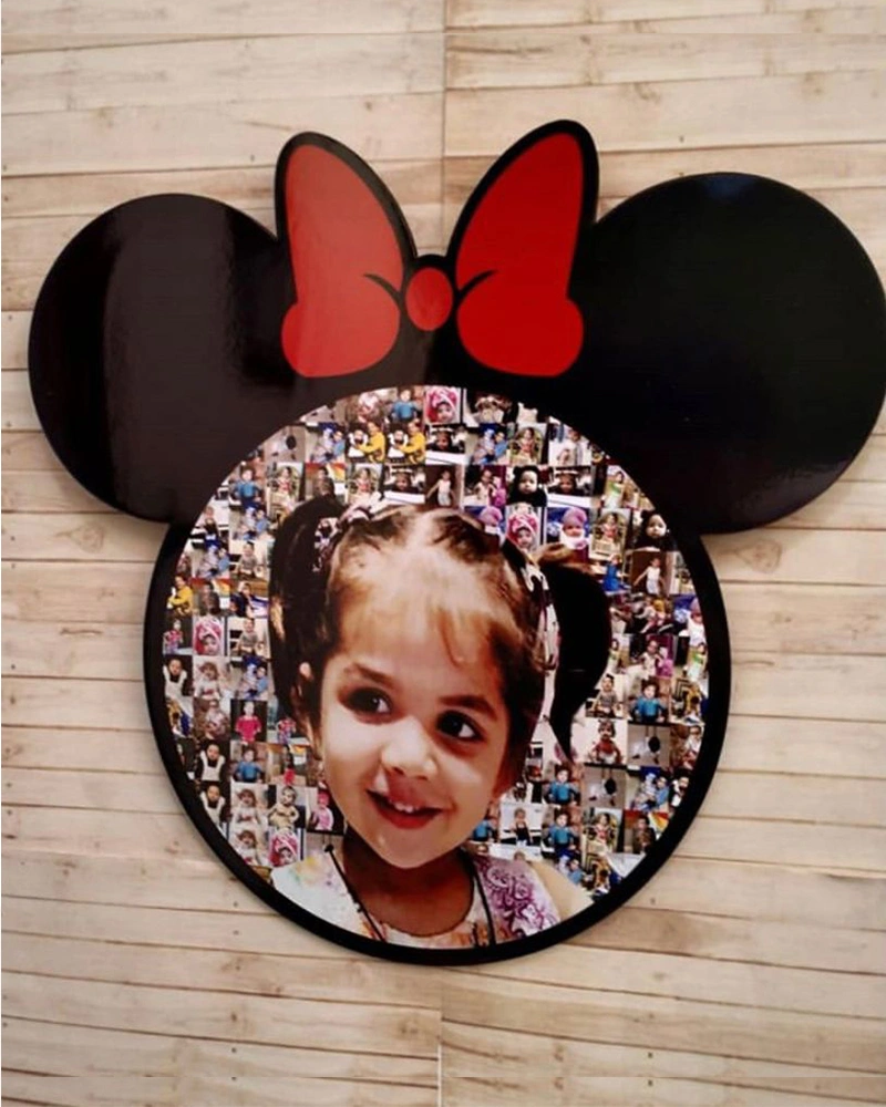 Cartoon Look Baby Photo Collage Laser Frame-PM120-12-12