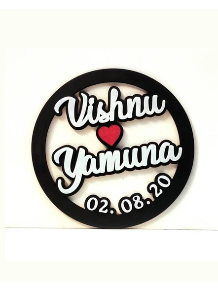 Laser Name Plate with Date-PM130-12-12