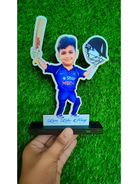 Personalized Cricketer Caricature-qcaricature01