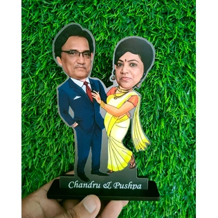 Personalized Couple Caricature