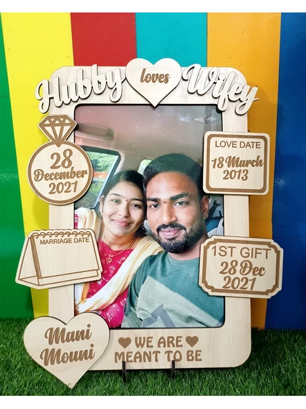 Personalized Couple Memory Detail Frame-Couplememory04-1