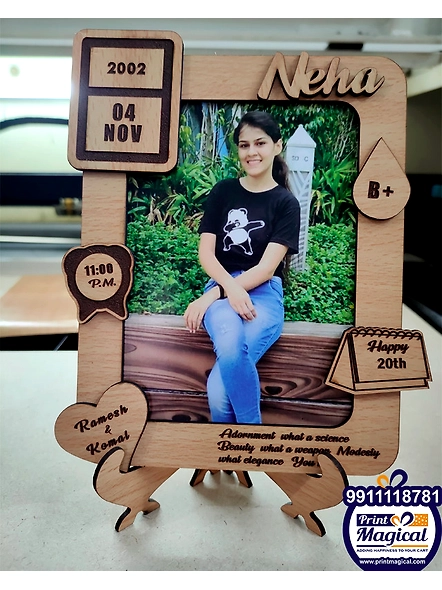 Birthday Detail Frame-5*7 Inches