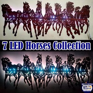 Print Magical Led Neon Horse