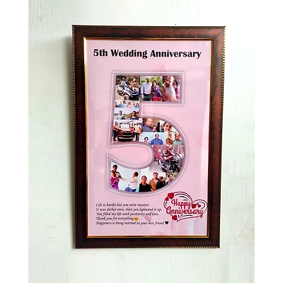 Print Magical Personalised Wedding Anniversary Frame