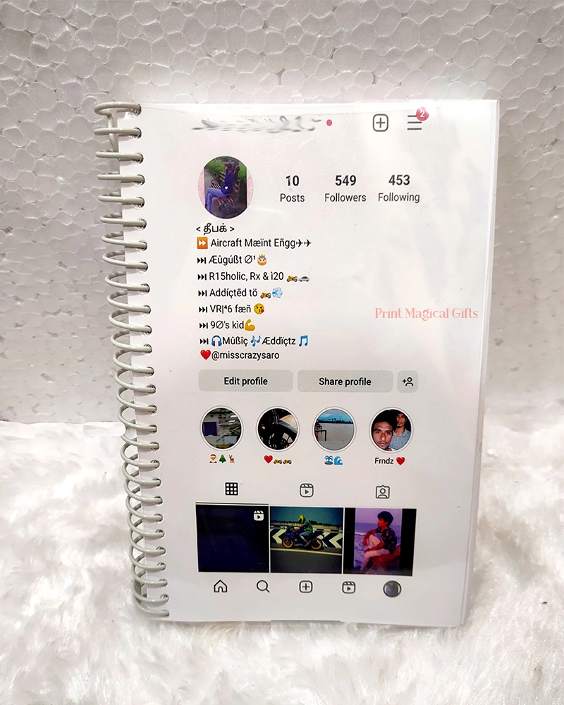 Customized Instagram Chat Book-Insta001-3