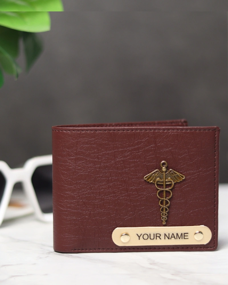 Personalized Premium Wallet (Brown)-wallet100