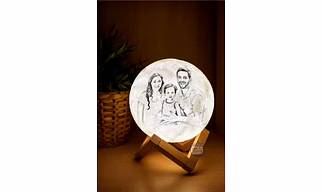 Personalized Magical Moon Lamp for Couples