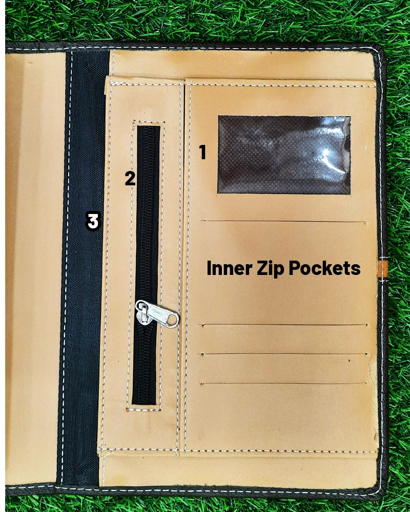 Business Organizer with Planner and Clock- Premium Leather Finish-3