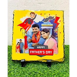 Super Father Square Photo Rock Stone