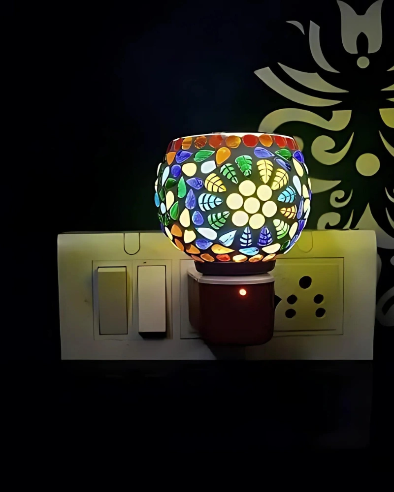 Exquisite Ceramic Aroma Diffuser with Night Lamp - Enhance Your Home Ambiance-1